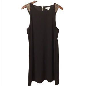 Speechless black Silver beaded Mini Holiday party Dress LBD New Year’s eve Glam